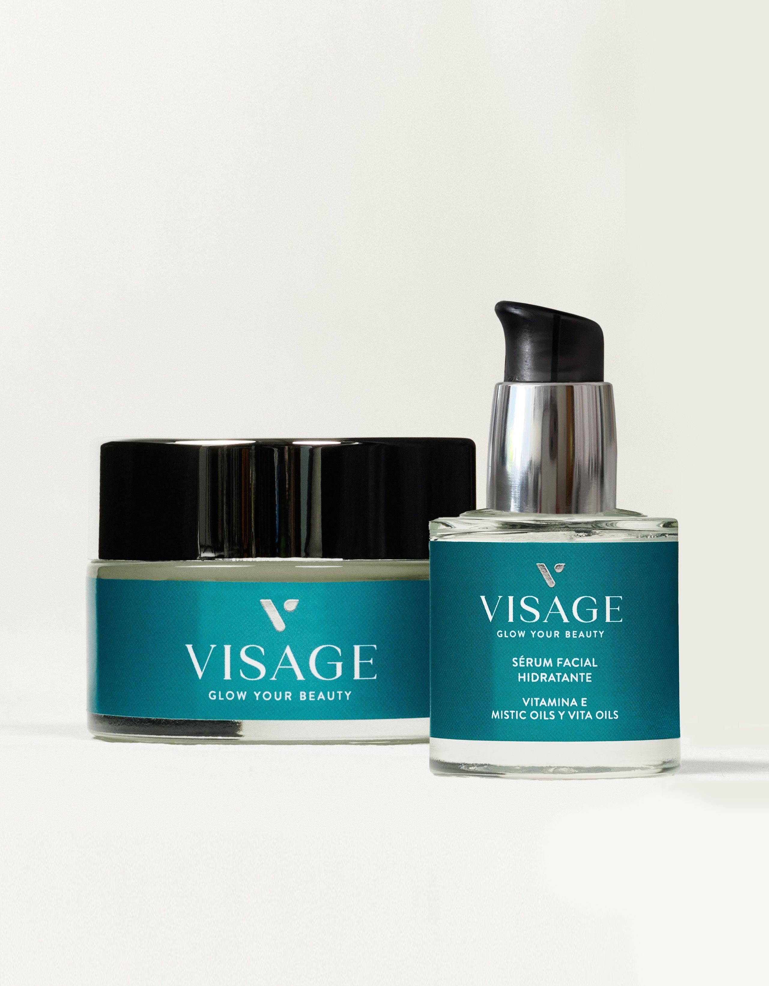 SÉRUM FACIAL HIDRATANTE + CREMA FACIAL HIDRATANTE